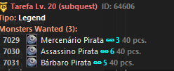 Tarefa do Passe VIP no nível 20